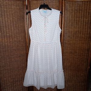 Draper James Swiss Dot Tiered Dress